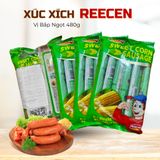  Xúc Xích Reecen Vị Bắp Ngọt 480g (12 Cây/Gói) 