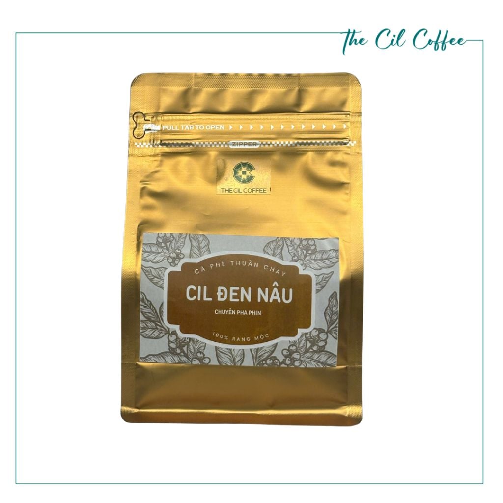  CÀ PHÊ PHA PHIN TRUYỀN THỐNG - RANG MỘC - THUẦN CHAY - CIL ĐEN NÂU 