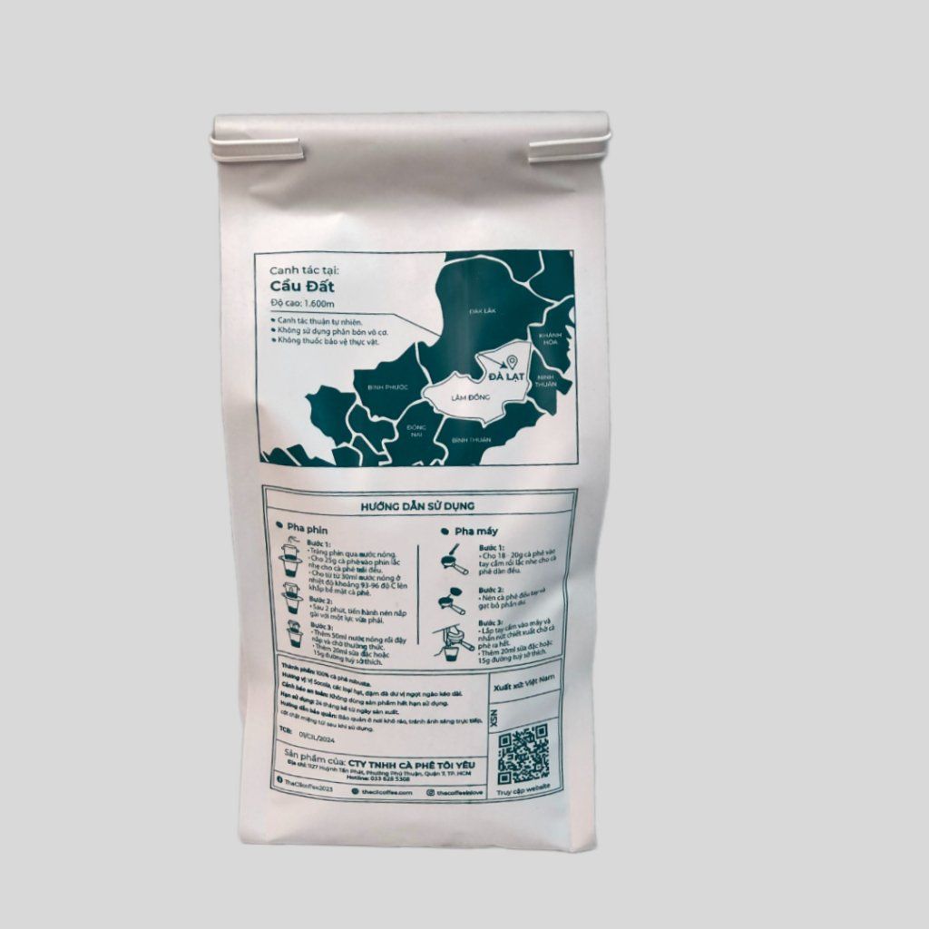  Cà phê hạt rang mộc - pha máy - robusta Buôn Ma Thuột  - The Cil Coffee 