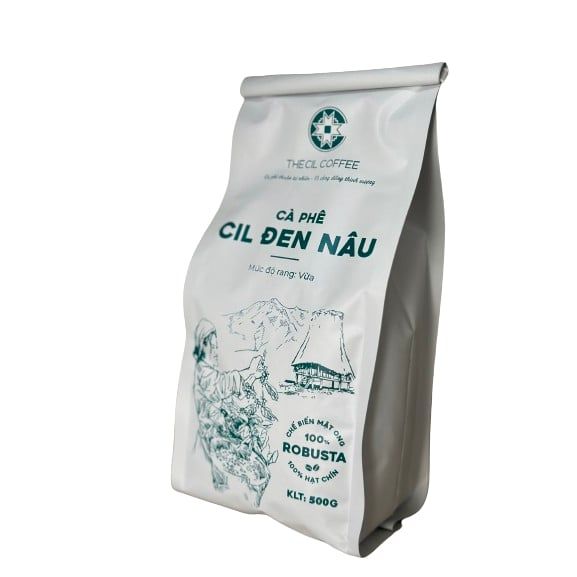  Cà phê hạt rang mộc - pha máy - robusta Buôn Ma Thuột  - The Cil Coffee 