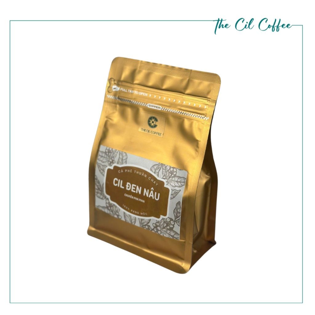  CÀ PHÊ PHA PHIN TRUYỀN THỐNG - RANG MỘC - THUẦN CHAY - CIL ĐEN NÂU 