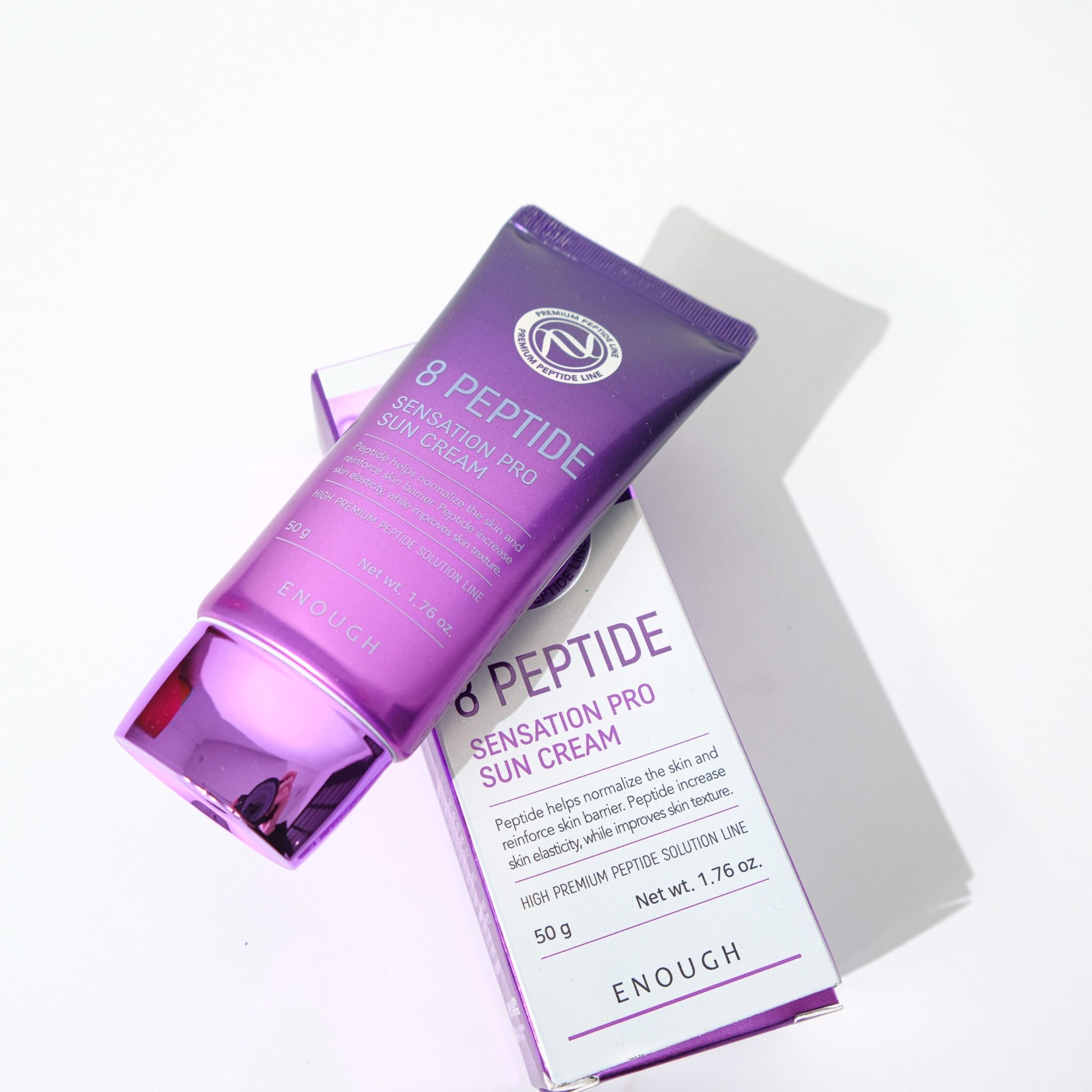 KEM CHỐNG NẮNG PEPTIDE CAO CẤP ENOUGH PREMIUM 8 PEPTIDE SUN CREAM 50G