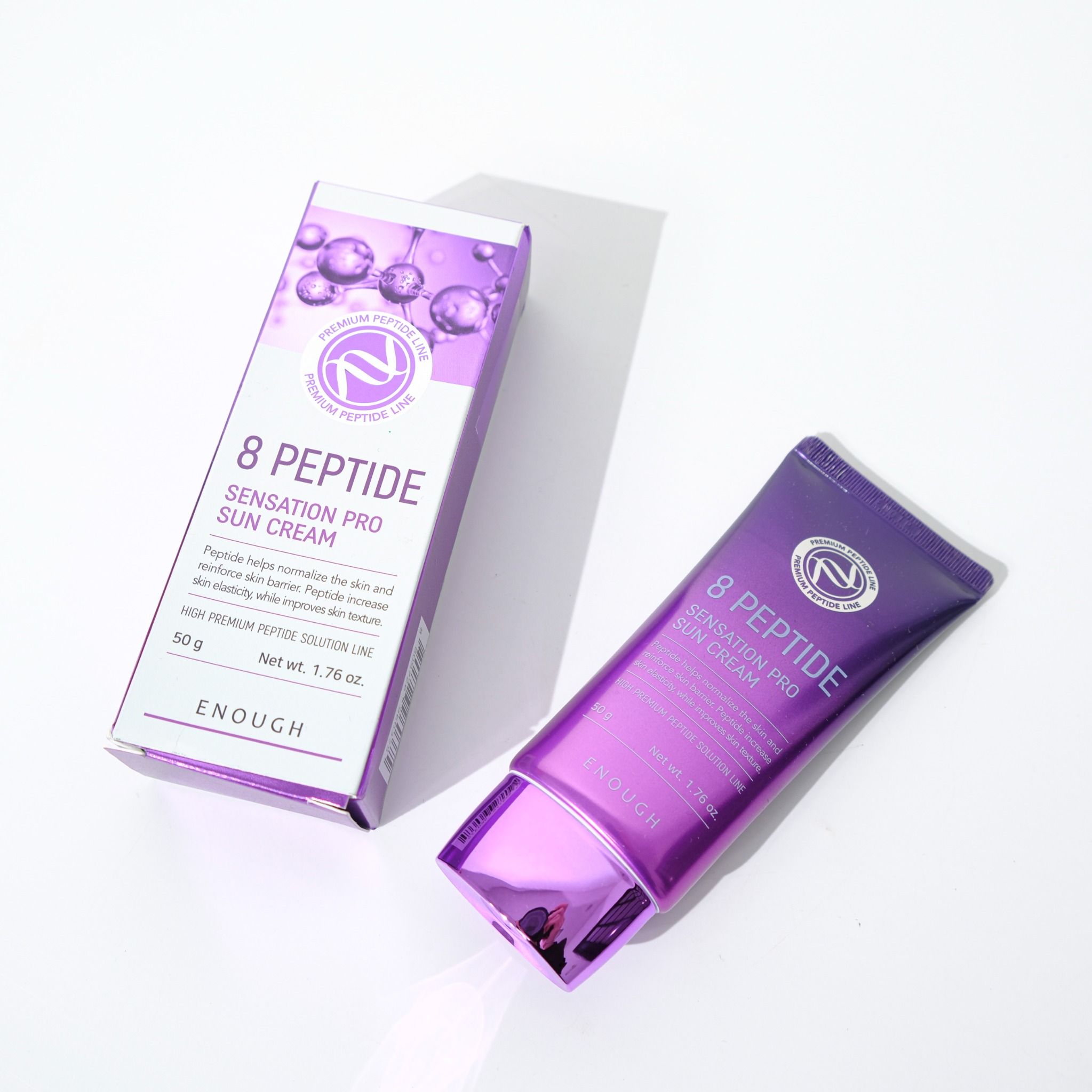 KEM CHỐNG NẮNG PEPTIDE CAO CẤP ENOUGH PREMIUM 8 PEPTIDE SUN CREAM 50G