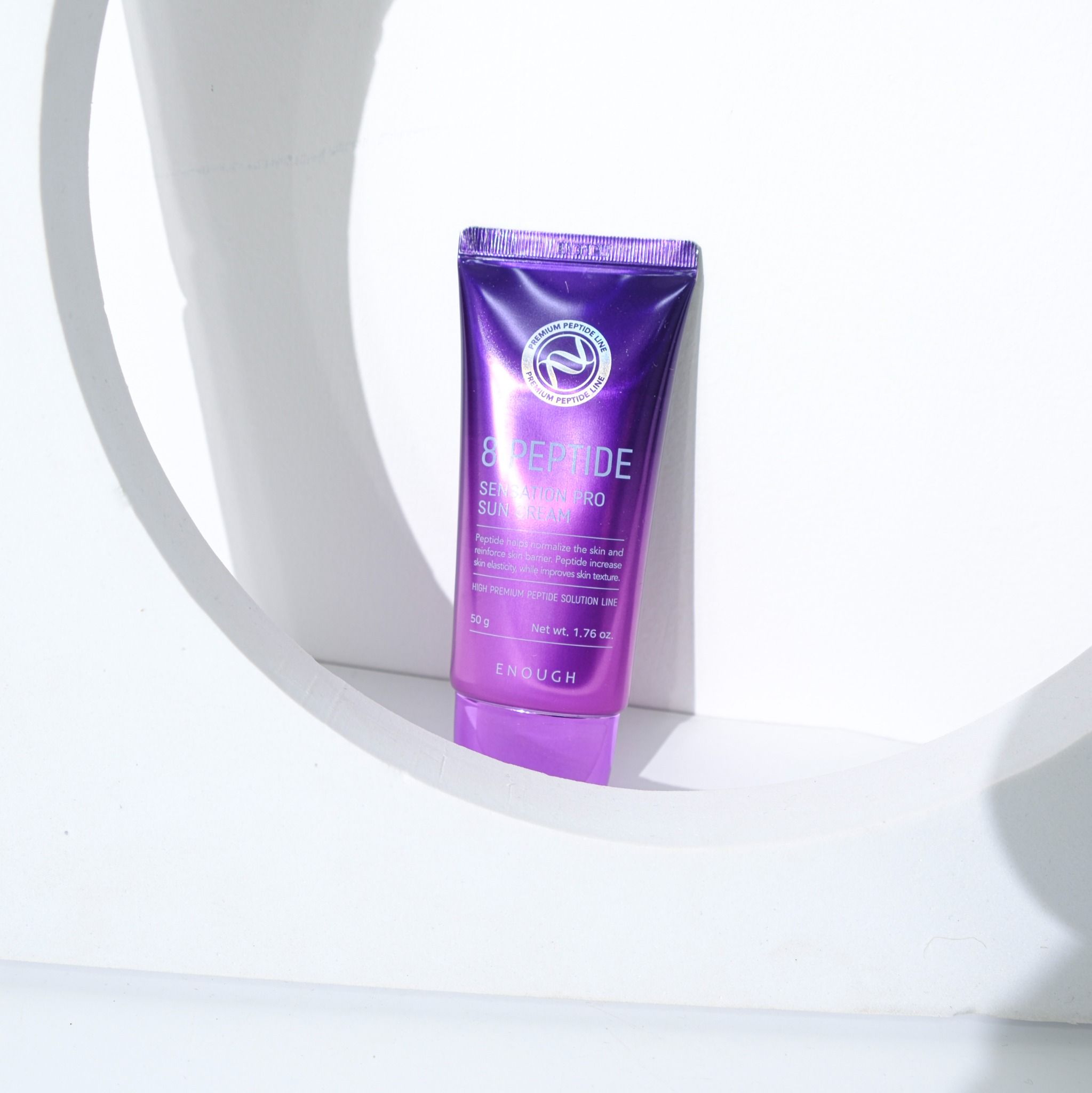 KEM CHỐNG NẮNG PEPTIDE CAO CẤP ENOUGH PREMIUM 8 PEPTIDE SUN CREAM 50G