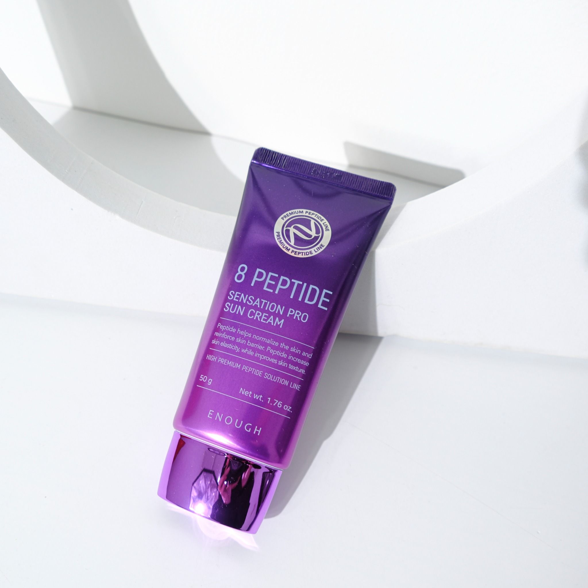 KEM CHỐNG NẮNG PEPTIDE CAO CẤP ENOUGH PREMIUM 8 PEPTIDE SUN CREAM 50G