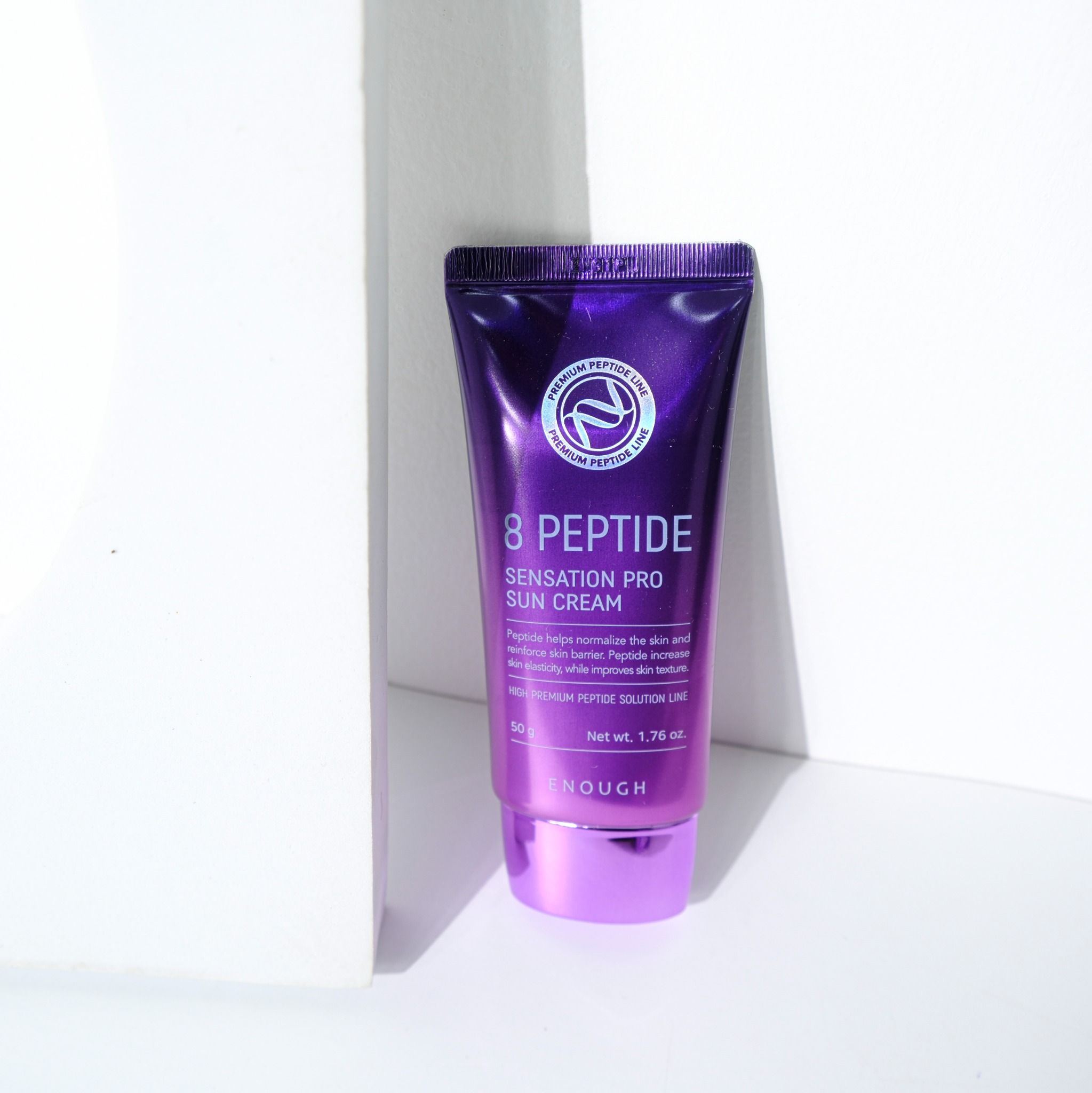 KEM CHỐNG NẮNG PEPTIDE CAO CẤP ENOUGH PREMIUM 8 PEPTIDE SUN CREAM 50G