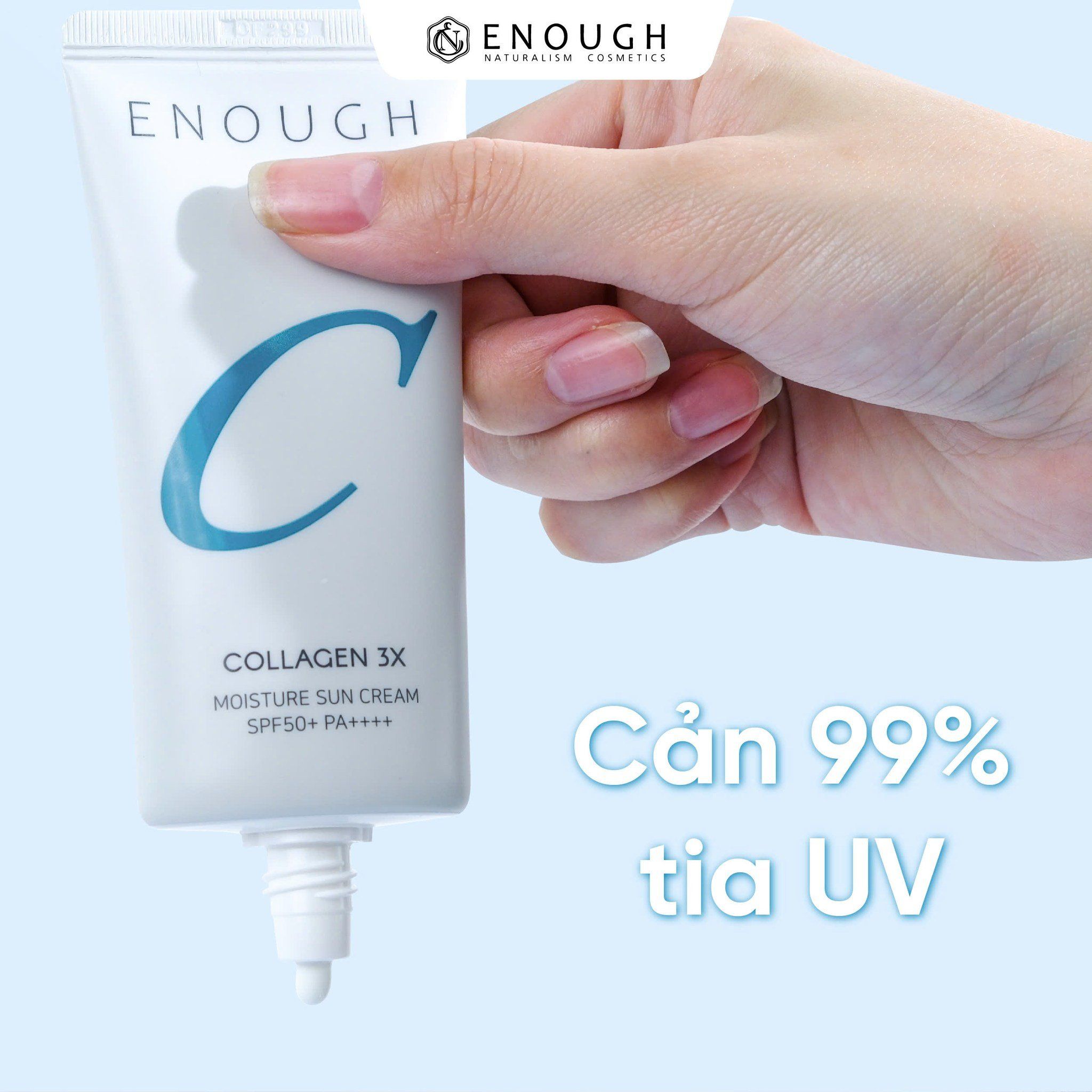 KEM CHỐNG NẮNG COLLAGEN 3X ENOUGH COLLAGEN 3X MOISTURE SUN CREAM 50ML