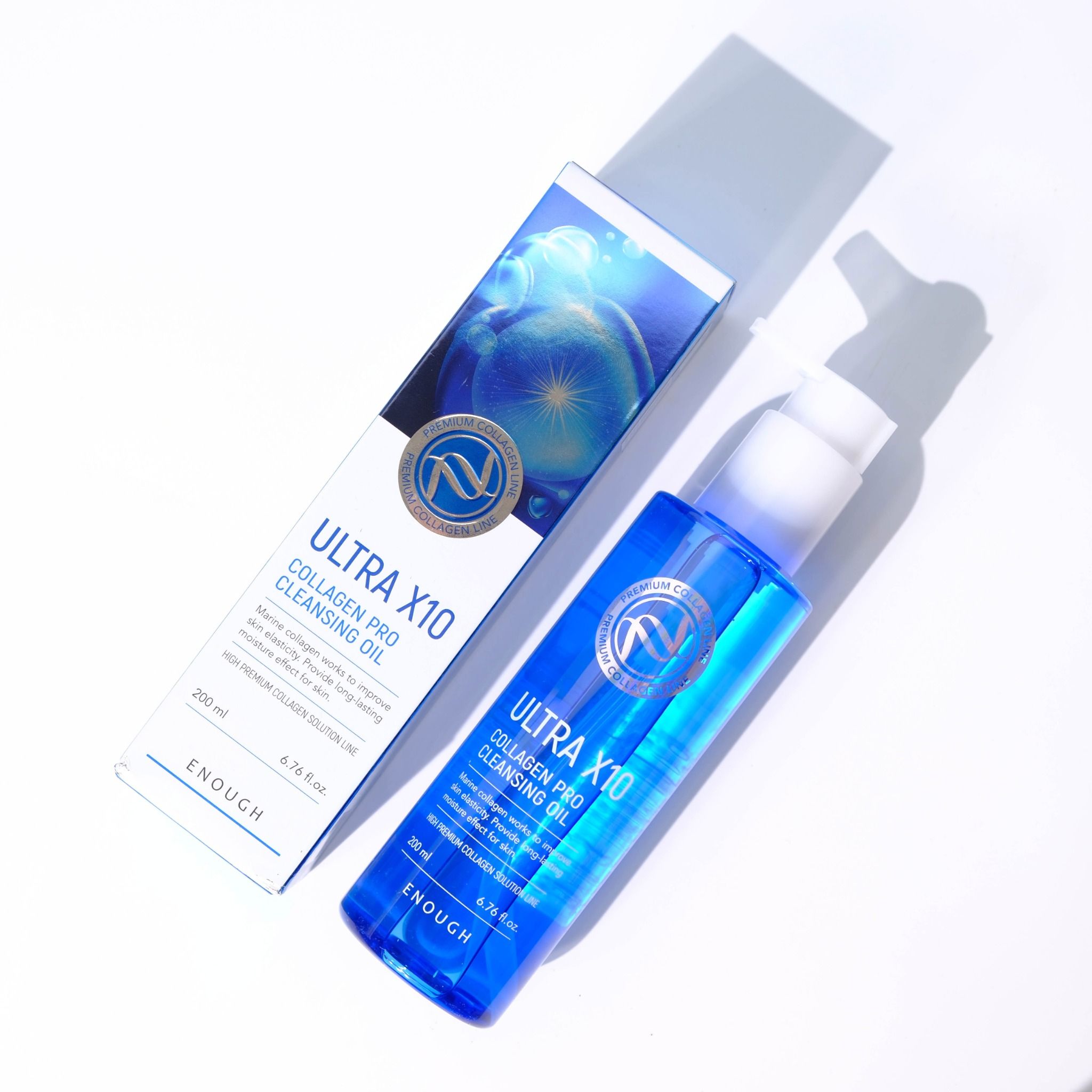 DẦU TẨY TRANG COLLAGEN CAO CẤP ENOUGH ULTRA X10 COLLAGEN PRO CLEANSING OIL 200ML