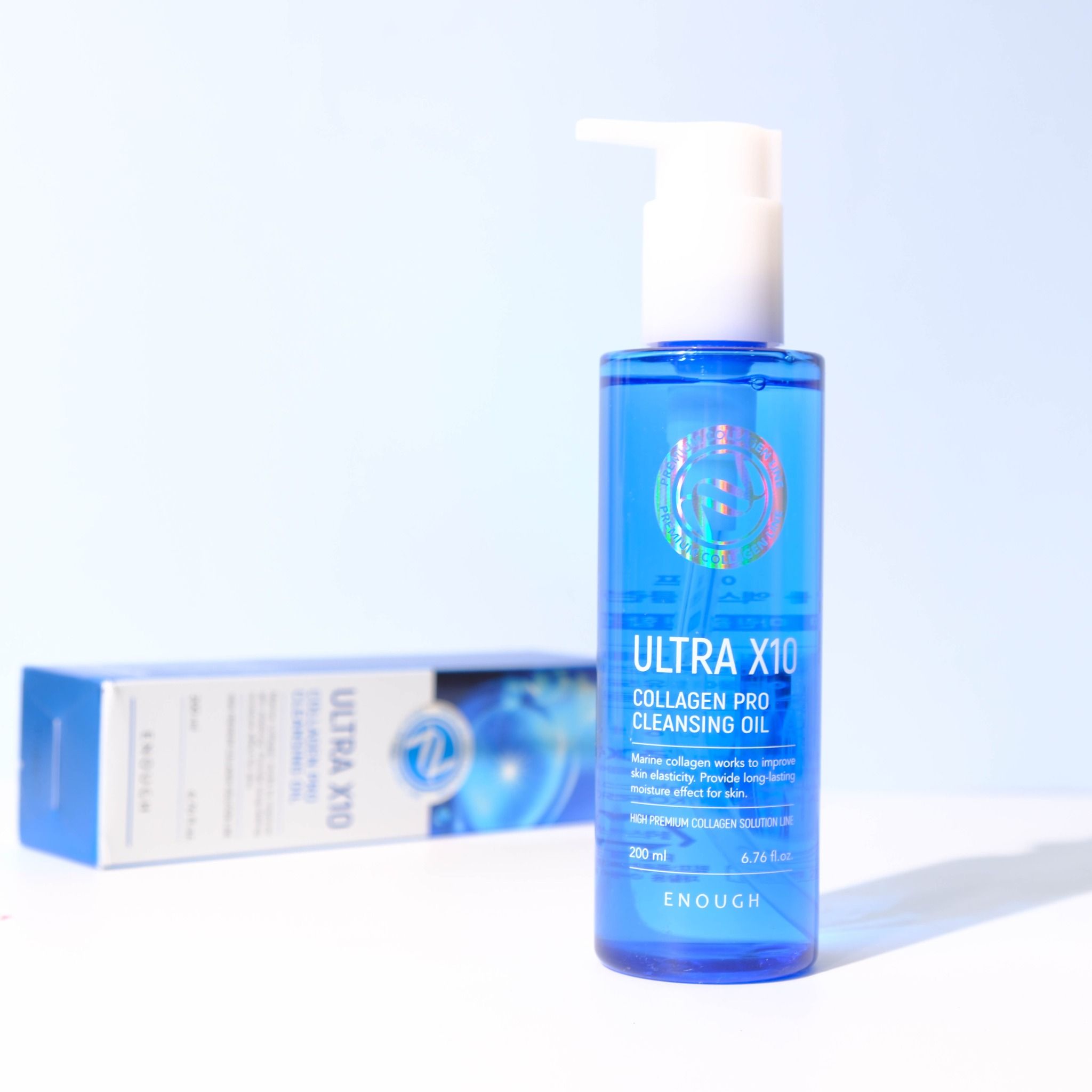 DẦU TẨY TRANG COLLAGEN CAO CẤP ENOUGH ULTRA X10 COLLAGEN PRO CLEANSING OIL 200ML