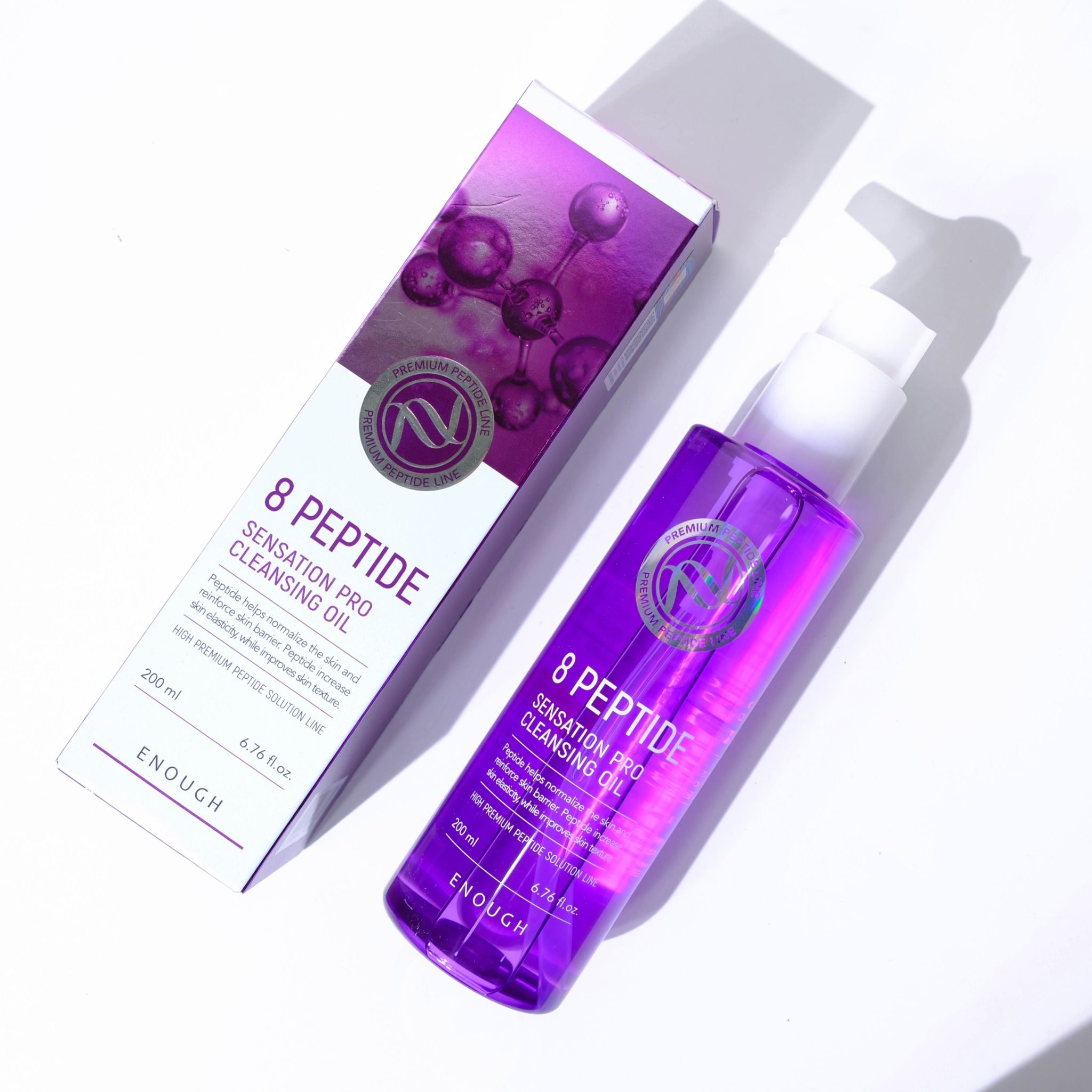 DẦU TẨY TRANG PEPTIDE CAO CẤP ENOUGH 8 PEPTIDE SENSATION PRO CLEANSING OIL 200ML