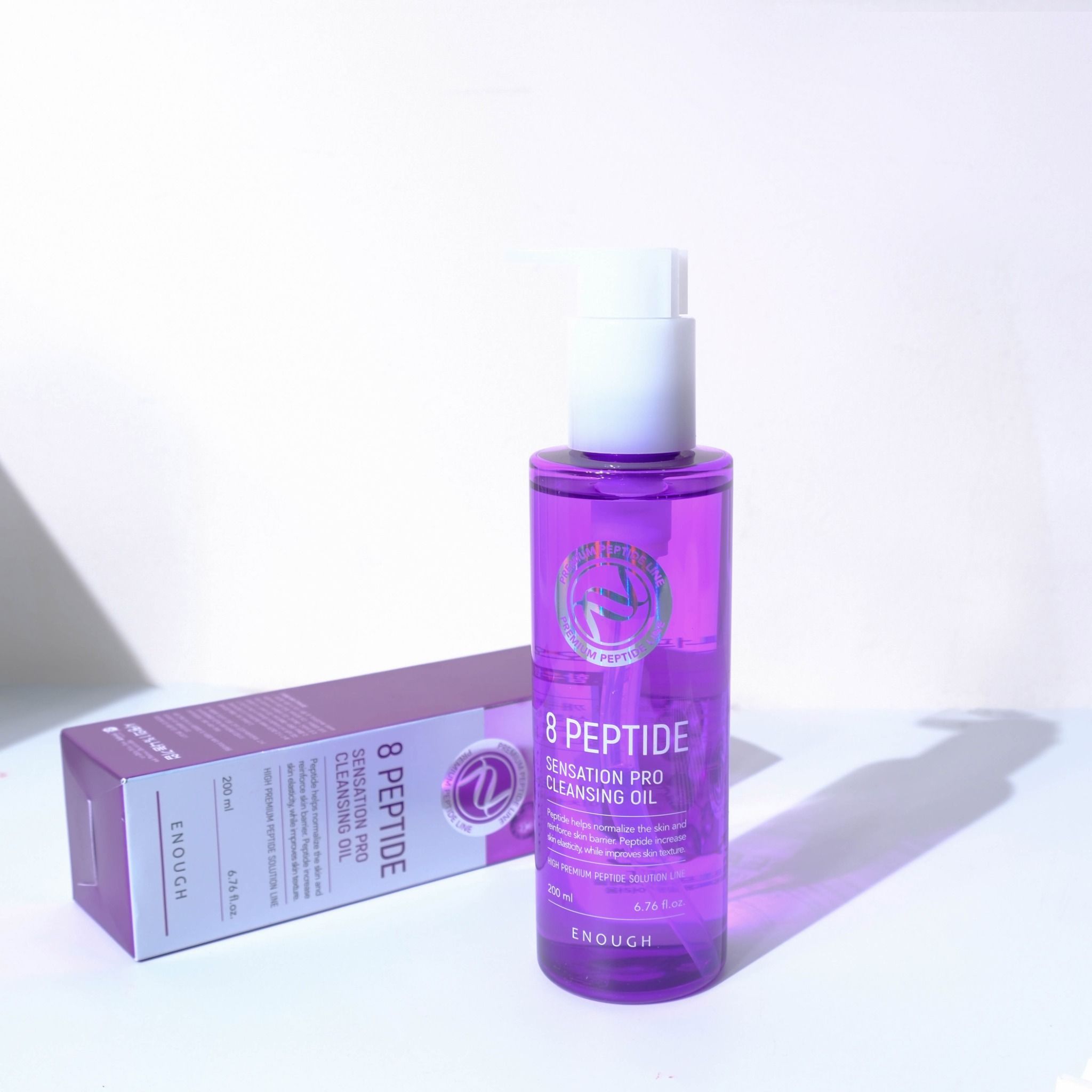DẦU TẨY TRANG PEPTIDE CAO CẤP ENOUGH 8 PEPTIDE SENSATION PRO CLEANSING OIL 200ML