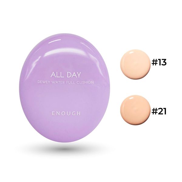 PHẤN NƯỚC 2 LÕI ENOUGH ALL DAY DEWEY WATER FULL CUSHION 12G+12G
