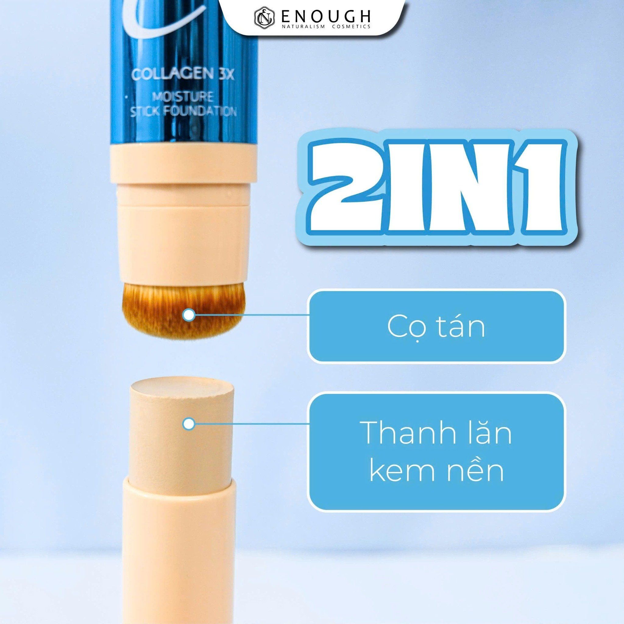 KEM NỀN DẠNG THỎI 3X ENOUGH COLLAGEN 3X MOISTURE STICK FOUNDATION
