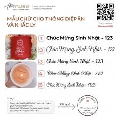 Set quà nến thơm gói khăn voan & tag gỗ 100g