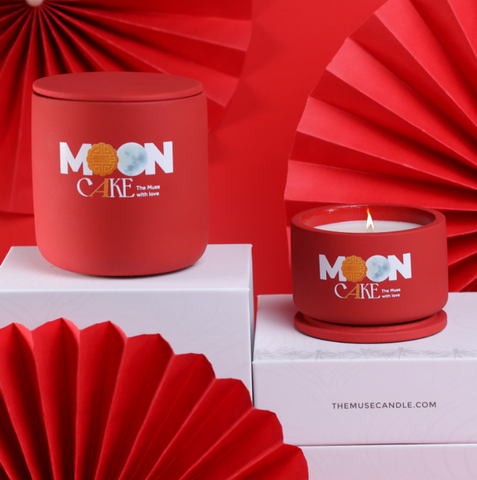 Nến thơm The Muse - Moon Cake - Hương Thơm Ấm Áp