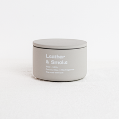 Nến thơm The Muse - Leather & Smoke - Hương Nước Hoa Nam