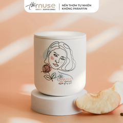Nến thơm The Muse - Apple of my eyes - Hương Bánh Táo