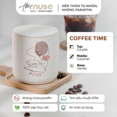 Nến thơm The Muse - Coffee Time - Hương Cà Phê Sáng