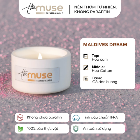 Nến thơm The Muse - Maldives Dream - Hương Biển