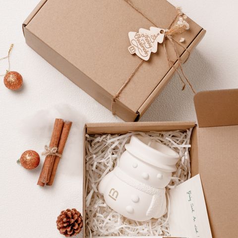 Nến thơm Giáng Sinh Snowman 200g