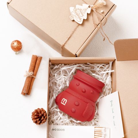 Nến thơm Giáng Sinh Snowman 200g