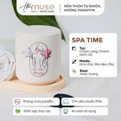 Nến thơm The Muse - Spa Time - Hương Thảo Mộc