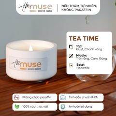 Nến thơm The Muse - Tea Time - Hương Trà Trắng