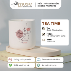 Nến thơm The Muse - Tea Time - Hương Trà Trắng