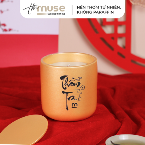 Nến thơm The Muse - Thẩm trà - Hương Trà Xanh