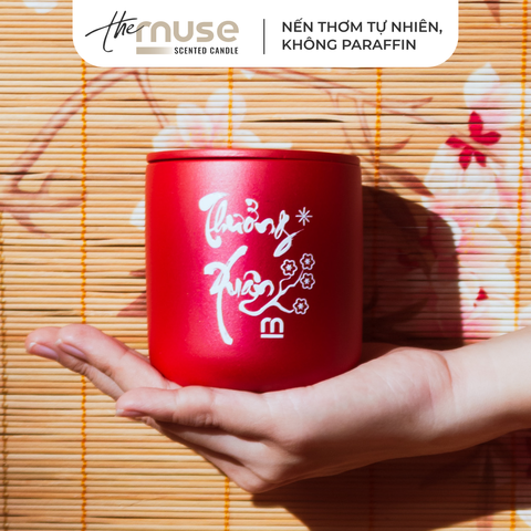 Nến thơm The Muse - Thưởng Xuân - Hương Hoa Đào