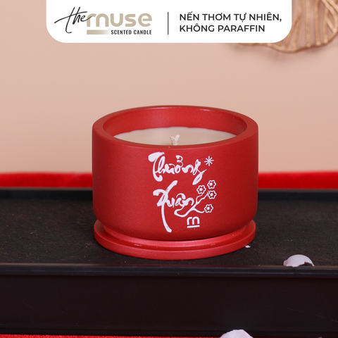 Nến thơm The Muse - Thưởng Xuân - Hương Hoa Đào
