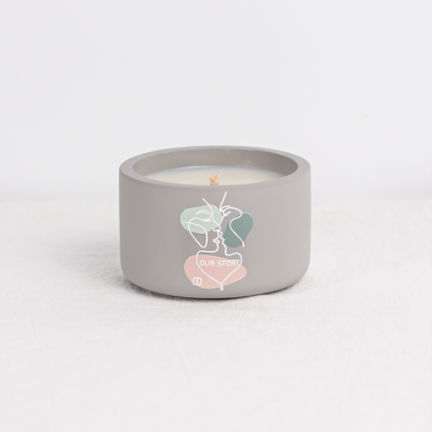 Nến thơm The Muse - Our Story - Hương Nước Hoa Nam