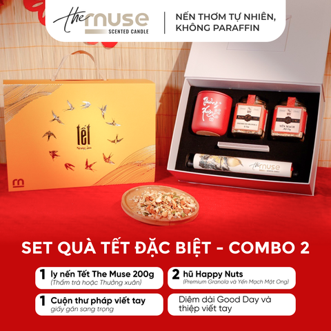 Set quà Tết - Nến thơm The Muse - Combo 2