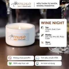 Nến thơm The Muse - Wine Night - Hương Sang Trọng