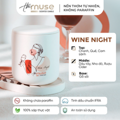Nến thơm The Muse - Wine Night - Hương Sang Trọng