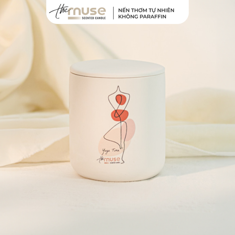 Nến thơm The Muse - Yoga Time - Hương Gỗ Palo Santo