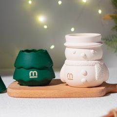 Nến thơm Giáng Sinh Snowman 200g