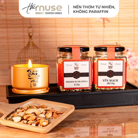 Set quà Tết - Nến thơm The Muse - Combo 1