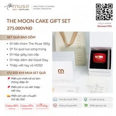 Nến thơm The Muse - Moon Cake - Hương Thơm Ấm Áp