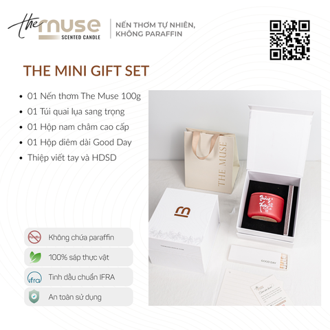 Nến thơm The Muse - Thưởng Xuân - Hương Hoa Đào