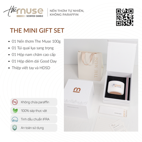Nến thơm The Muse - Spa Time - Hương Thảo Mộc