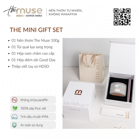 Nến thơm The Muse - Our Story - Hương Nước Hoa Nam