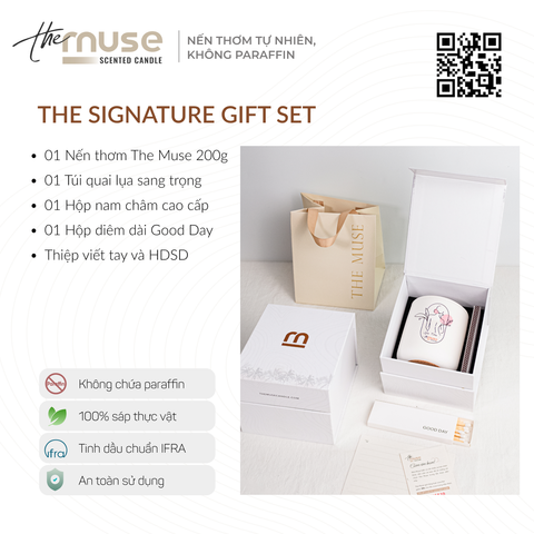 Nến thơm The Muse - Spa Time - Hương Thảo Mộc