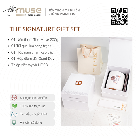 Nến thơm The Muse - Tea Time - Hương Trà Trắng