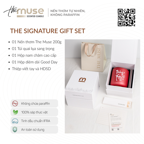 Nến thơm The Muse - Thưởng Xuân - Hương Hoa Đào