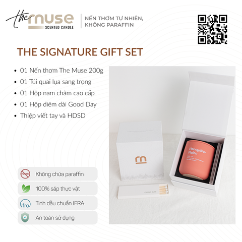 Nến thơm The Muse - Honeydew Melon - Hương Ngọt Dịu Trái Cây