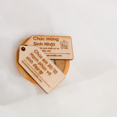 Set quà nến thơm & hoa lụa 100g
