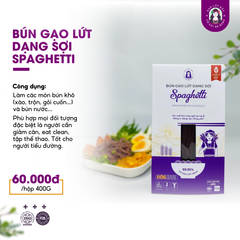 Bún gạo lứt dạng sợi Spaghetti