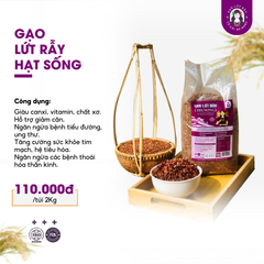 Gạo lứt rẫy (Hạt sống)