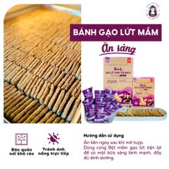 Bánh gạo lứt mầm yến mạch